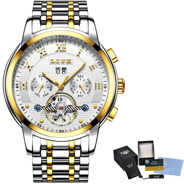 Relogio Mens Watches - Automatic Mechanical Watch Men