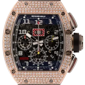 Richard Mille RM011 Felipe Massa Custom Diamond Set Bezel