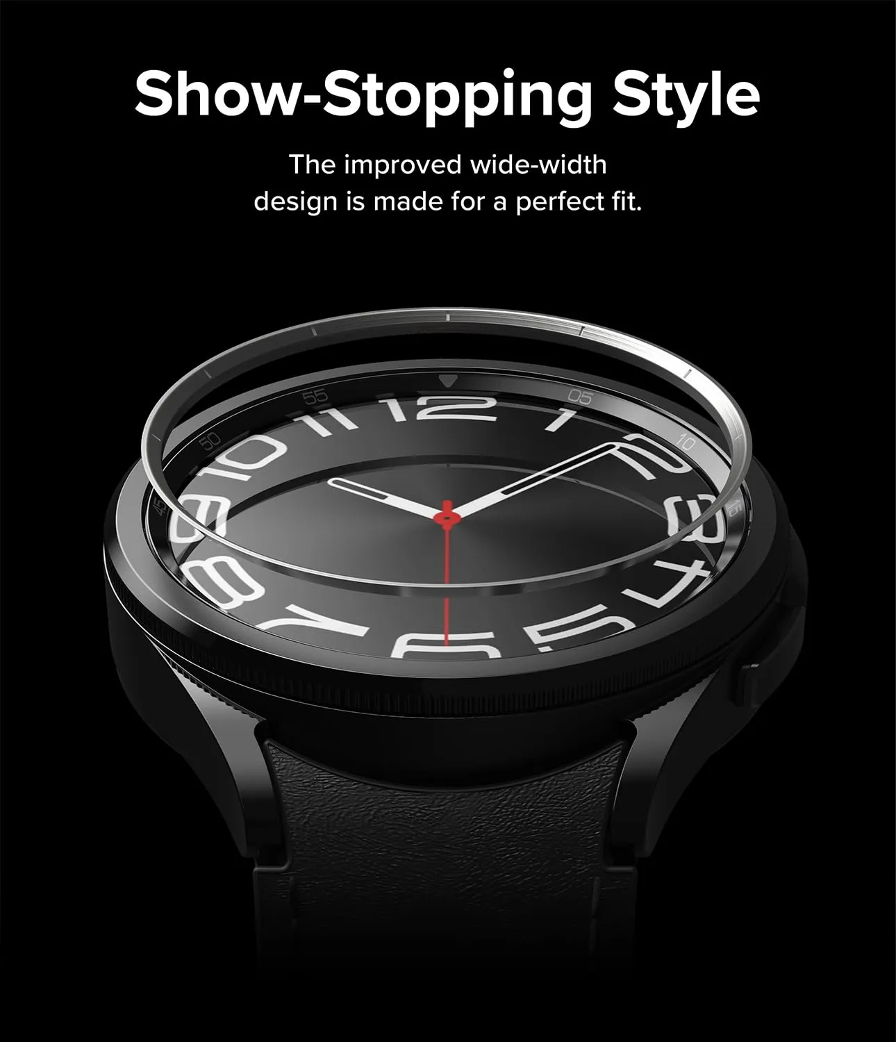 Ringke Inner Bezel Styling Compatible with Samsung Galaxy Watch 6 Classic Case (43mm)  - 43-IN-03 (ST) - Silver