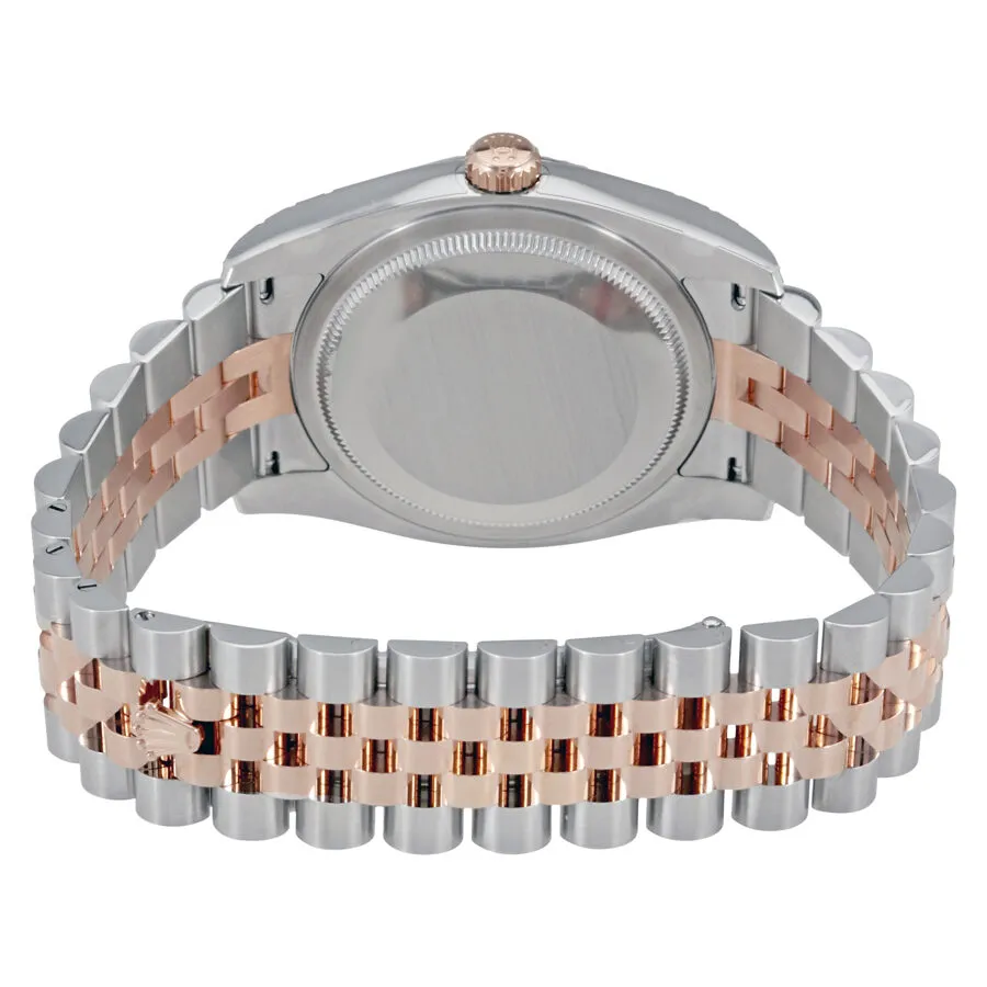 Rolex Datejust 36 Rhodium Diamond Dial Steel and 18kt Everose Gold Men's Watch 116231RDJ
