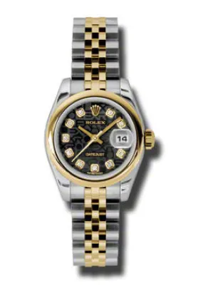 Rolex Datejust Automatic Stainless Steel 18kt Yellow Gold Jubilee Ladies Watch 179163BKJDJ