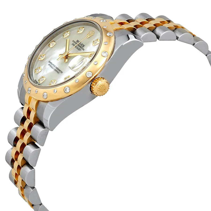 Rolex Datejust Lady 31 Mother of Pearl Dial Stainless Steel and 18K Yellow Gold Jubilee Bracelet Automatic Watch 178343MDJ