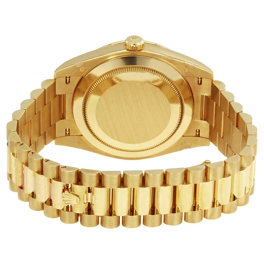 Rolex Day-Date 40 Automatic Gold Diamond Pave Dial Men's 18kt Yellow Gold President Watch 228348rbr-0030