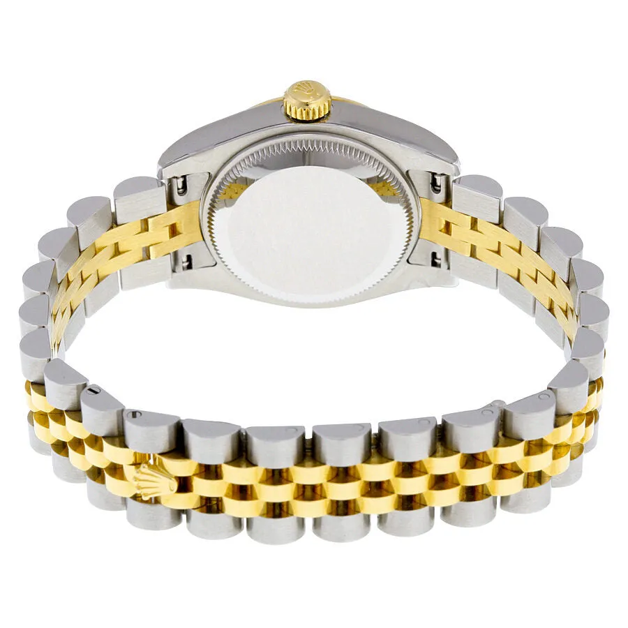 Rolex Lady Datejust 26 Black Mother of Pearl Dial Stainless Steel and 18K Yellow Gold Jubilee Bracelet Automatic Watch 179173BKMDJ