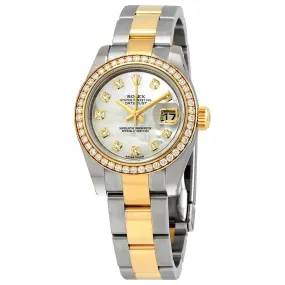 Rolex Lady Datejust Mother of Pearl Diamond Dial Automatic Watch 179383MDO