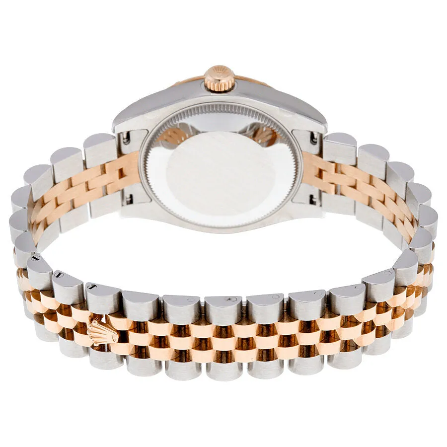 Rolex Oyster Perpetual Datejust 31 Black Mother of Pearl Dial Stainless Steel and 18K Everose Gold Jubilee Bracelet Automatic Ladies Watch 178341BKMDJ