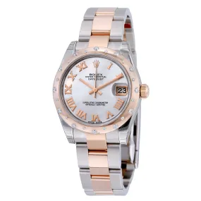 Rolex Oyster Perpetual Datejust 31 Mother of Pearl Dial Stainless Steel and 18K Everose Gold Bracelet Automatic Ladies Watch 178341MRO