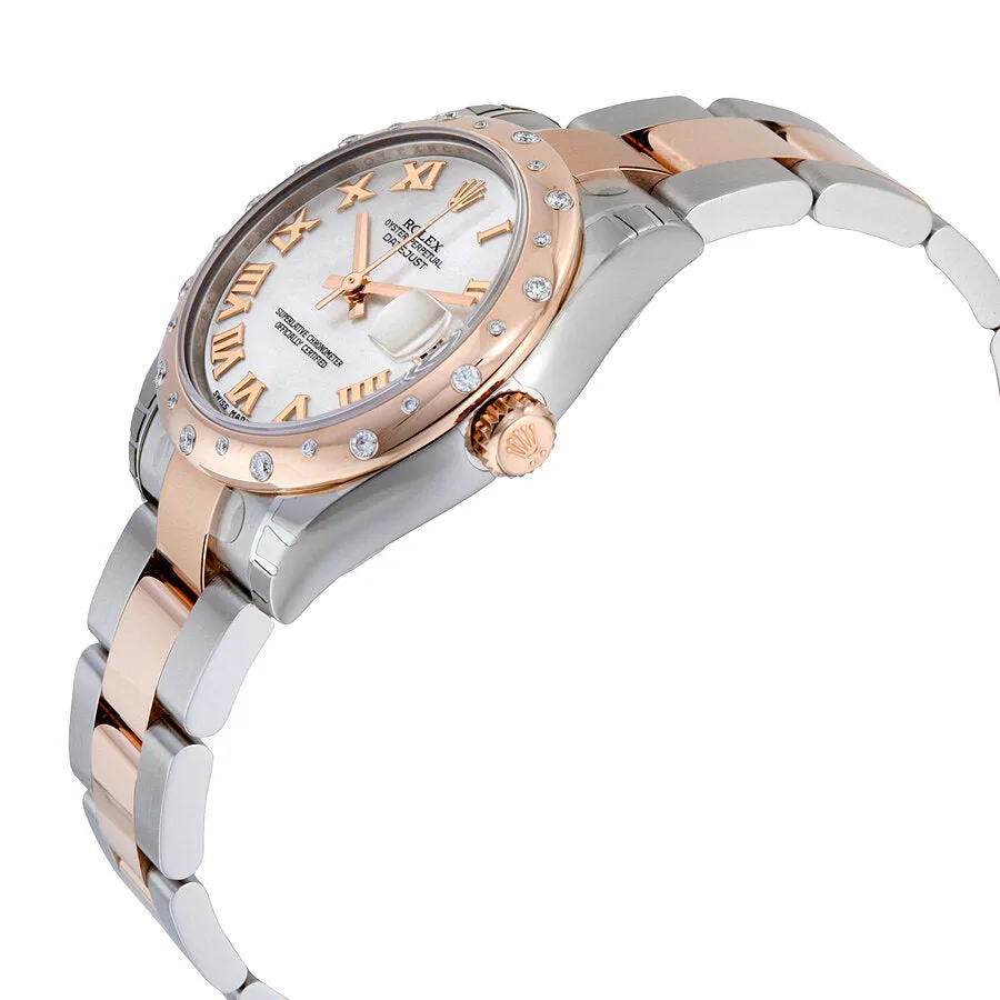Rolex Oyster Perpetual Datejust 31 Mother of Pearl Dial Stainless Steel and 18K Everose Gold Bracelet Automatic Ladies Watch 178341MRO
