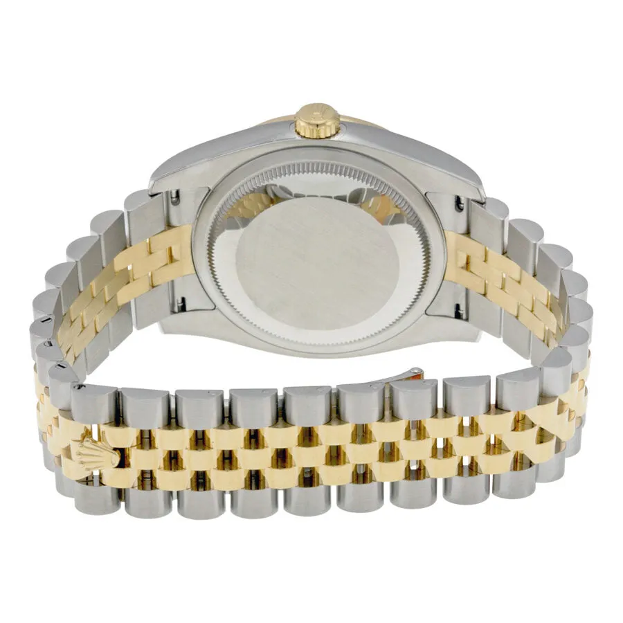Rolex Oyster Perpetual Datejust 36 White Dial Stainless Steel and 18K Yellow Gold Jubilee Bracelet Automatic Ladies Watch 116243WDJ