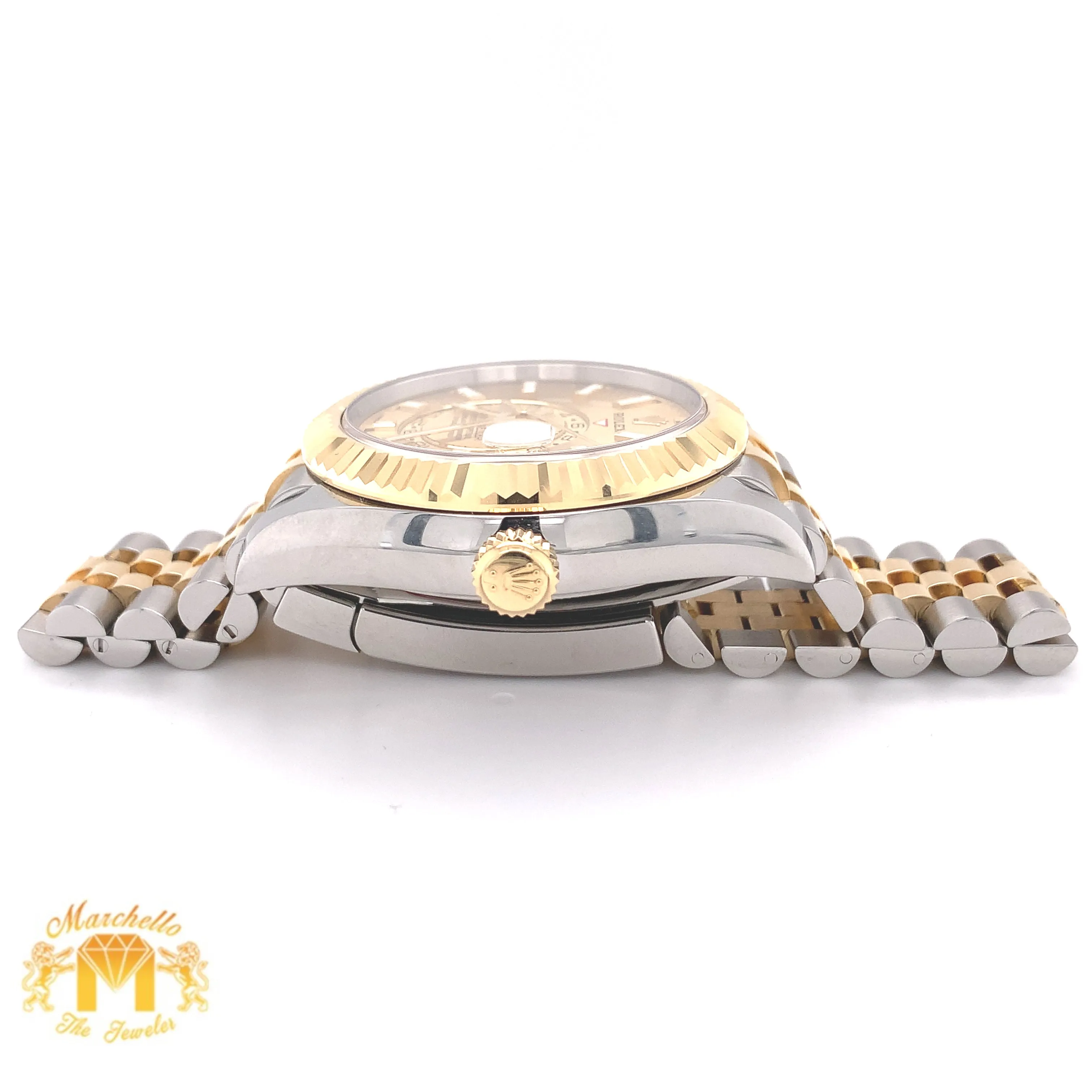 Rolex Sky-dweller Watch with Two-tone Jubilee Bracelet (year 2023, papers)