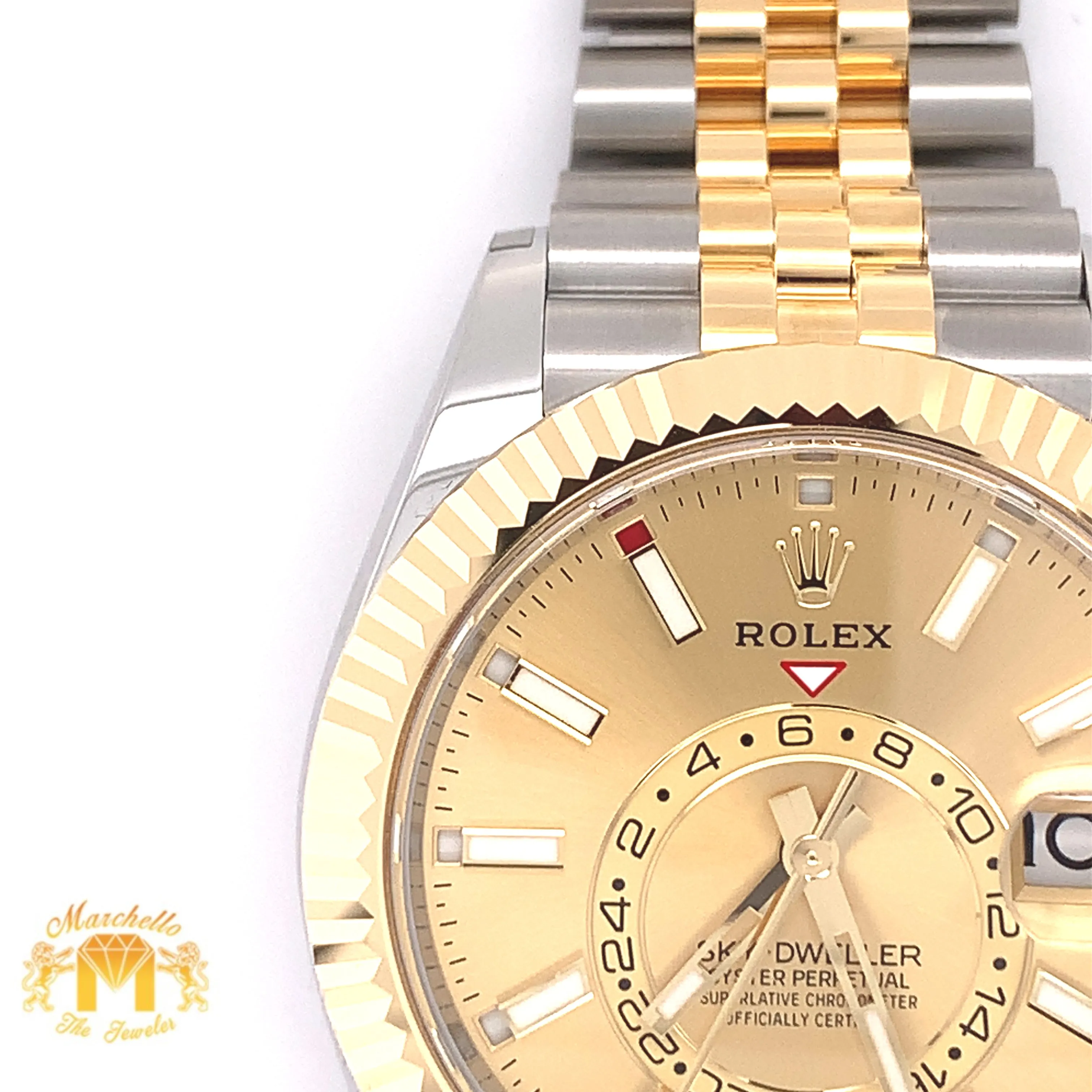 Rolex Sky-dweller Watch with Two-tone Jubilee Bracelet (year 2023, papers)