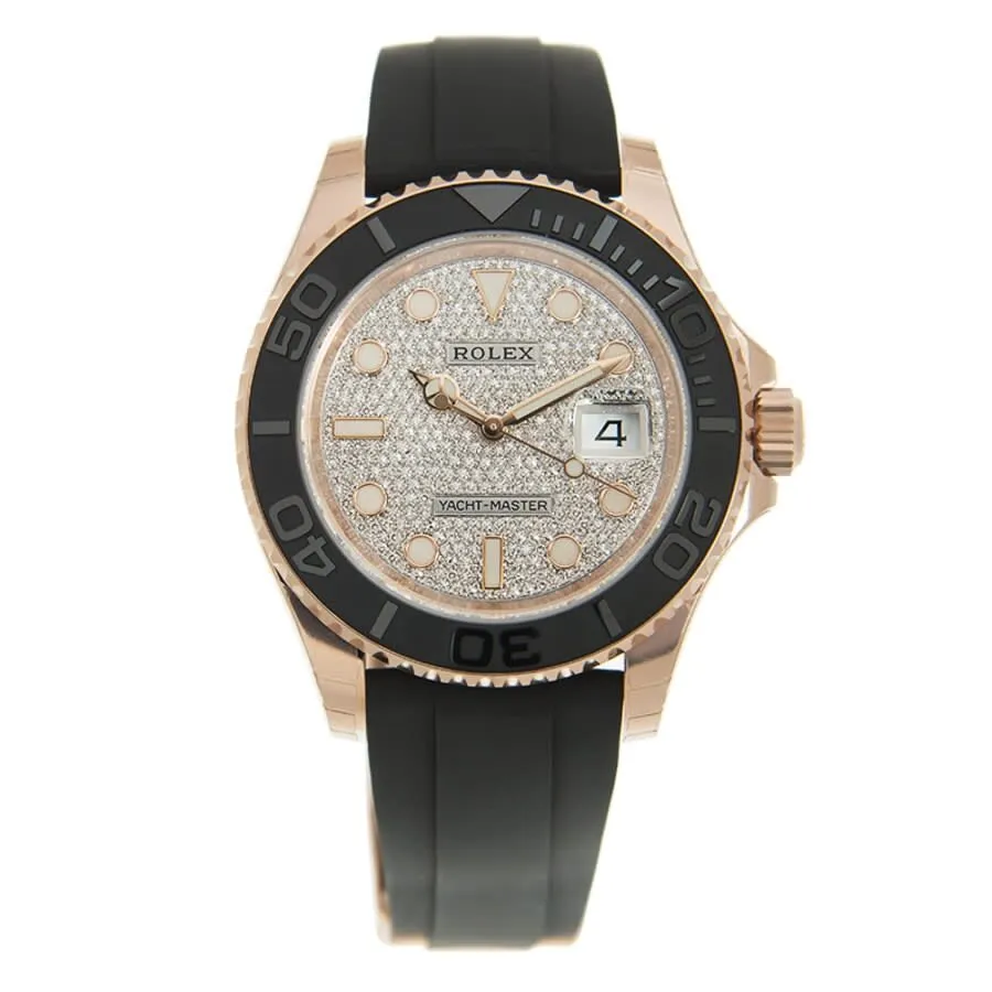 Rolex Yacht-Master Diamond Pave Dial Men's Watch 126655-0005 126655DSR
