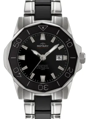 ROT Watch Aquaspeed Ladies Steel Ceramic Bracelet
