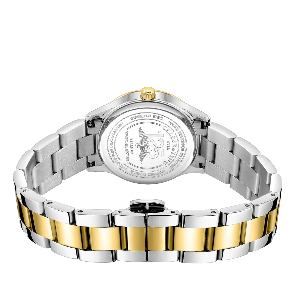 Rotary Ladies Two-Tone Mother of Pearl Dial Oxford Watch