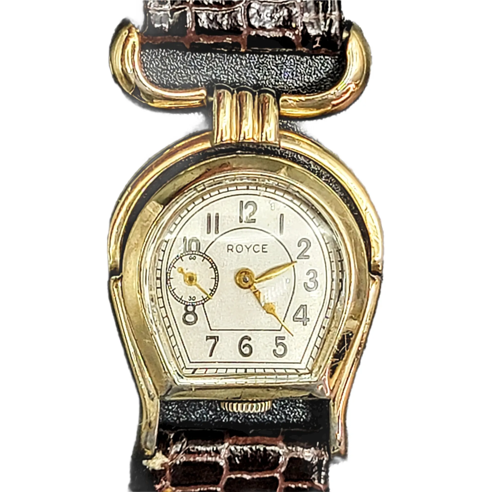 ROYCE Wristwatch "Horseshoe" Shaped Watch 17 Jewels Swiss