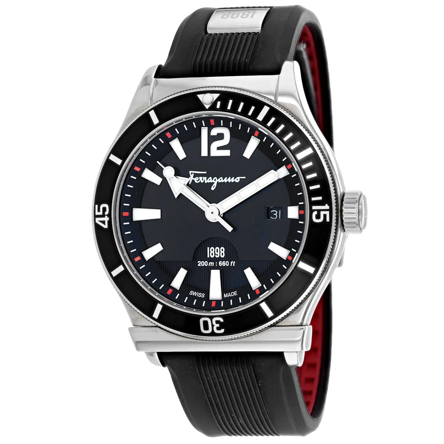 Salvatore Ferragamo Men's Firenze Black Dial Watch - FF3