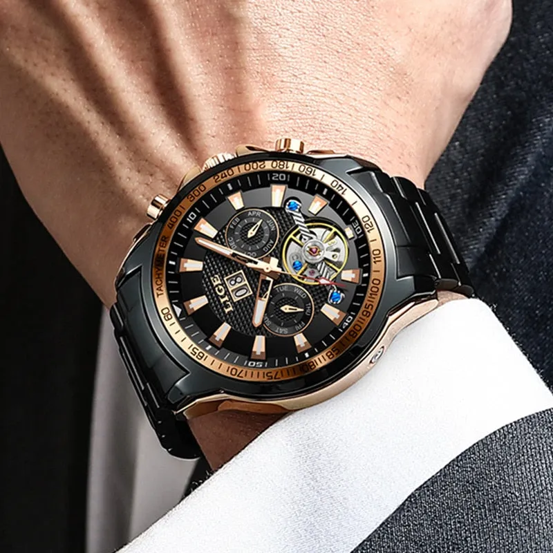 Sapphire Glass Automatic Mechanical Fashion Men Watch
