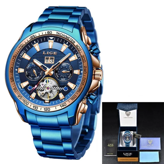 Sapphire Glass Automatic Mechanical Fashion Men Watch