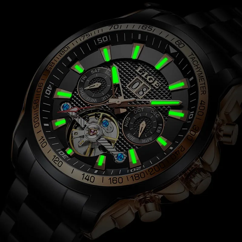Sapphire Glass Automatic Mechanical Fashion Men Watch