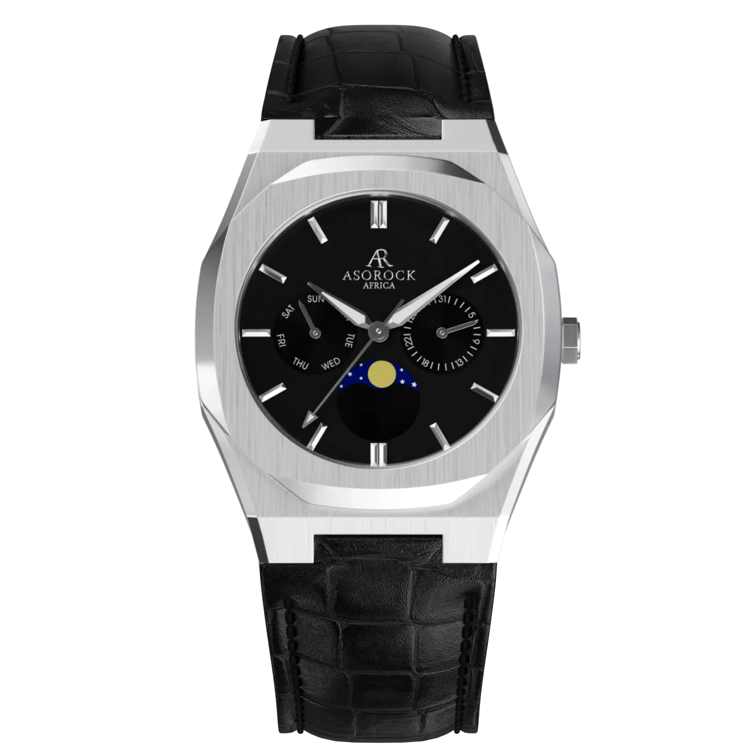 Silver/Black Transporter by ASOROCK WATCHES