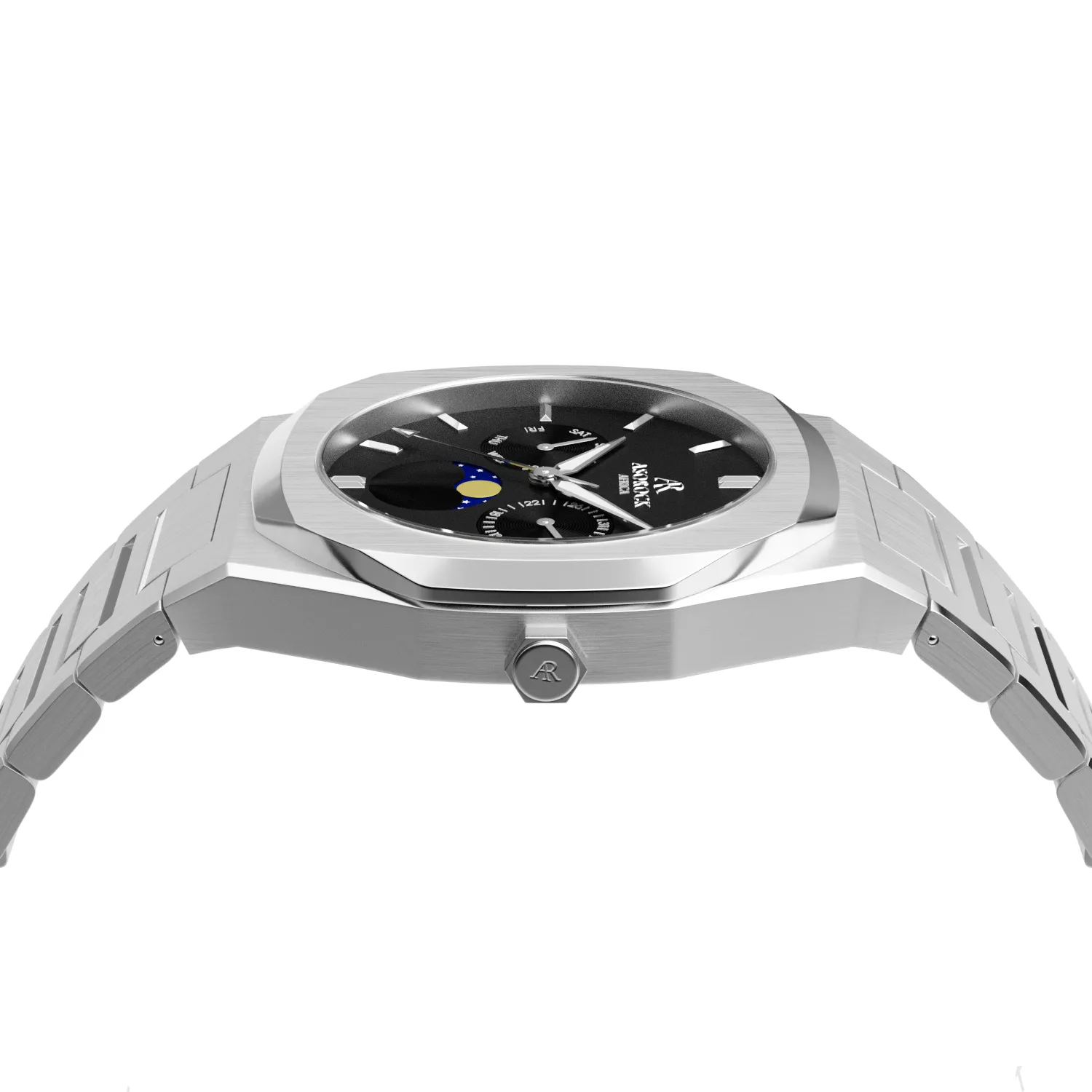 Silver/Black Transporter by ASOROCK WATCHES