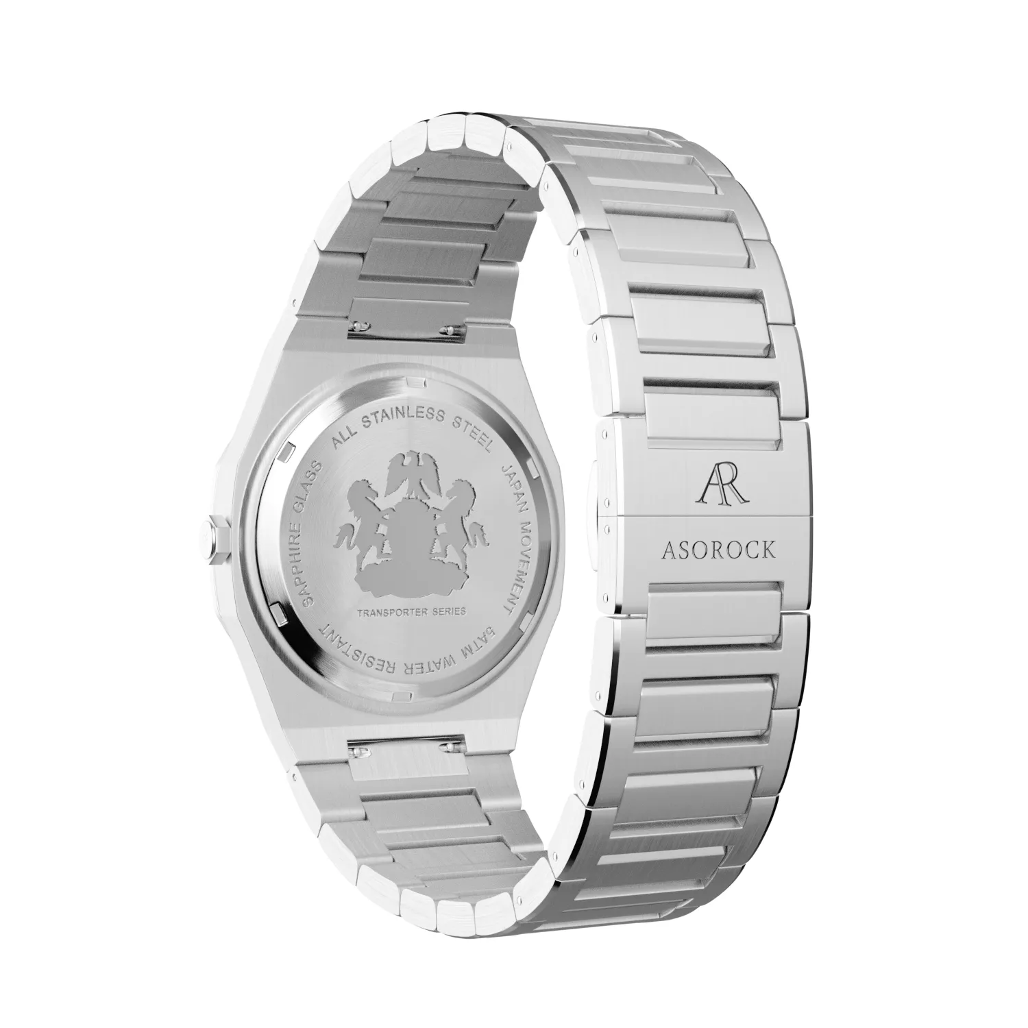Silver/Black Transporter by ASOROCK WATCHES
