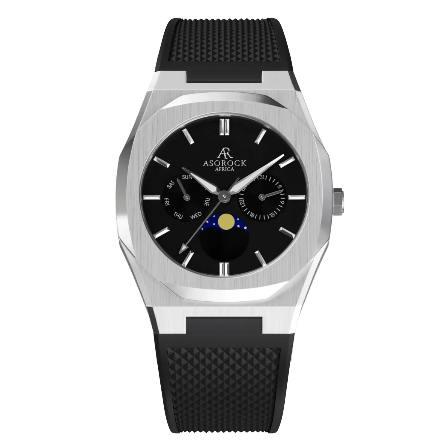 Silver/Black Transporter by ASOROCK WATCHES