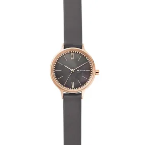 Skagen Anita Quartz Black Mother of Pearl Dial Ladies Watch SKW2909