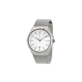 Skagen Sundby Silver Dial Men's Stainless Steel Watch