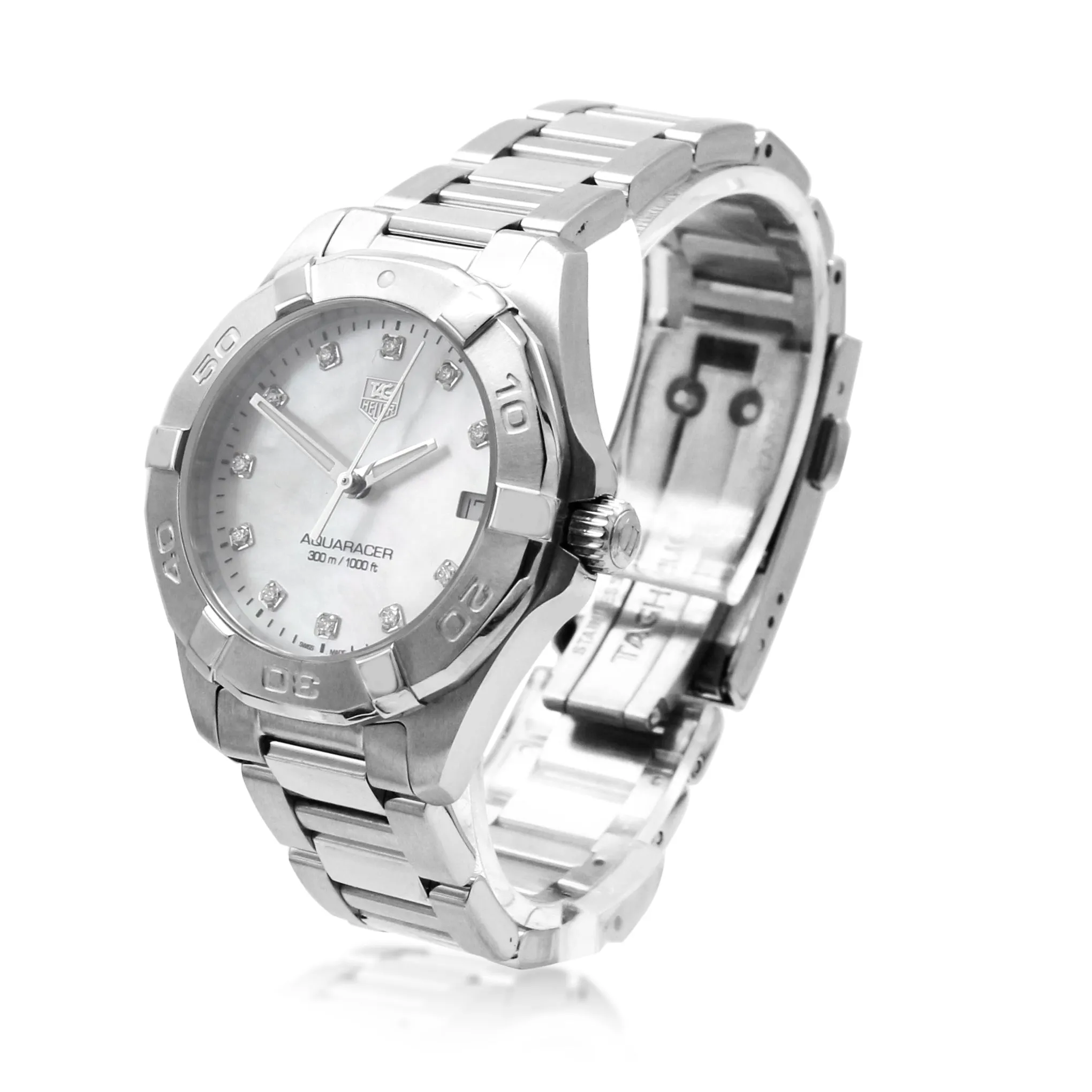 Tag Heuer Aquaracer 32mm, MOP Diamond Dot Dial - Ref: WAY1313