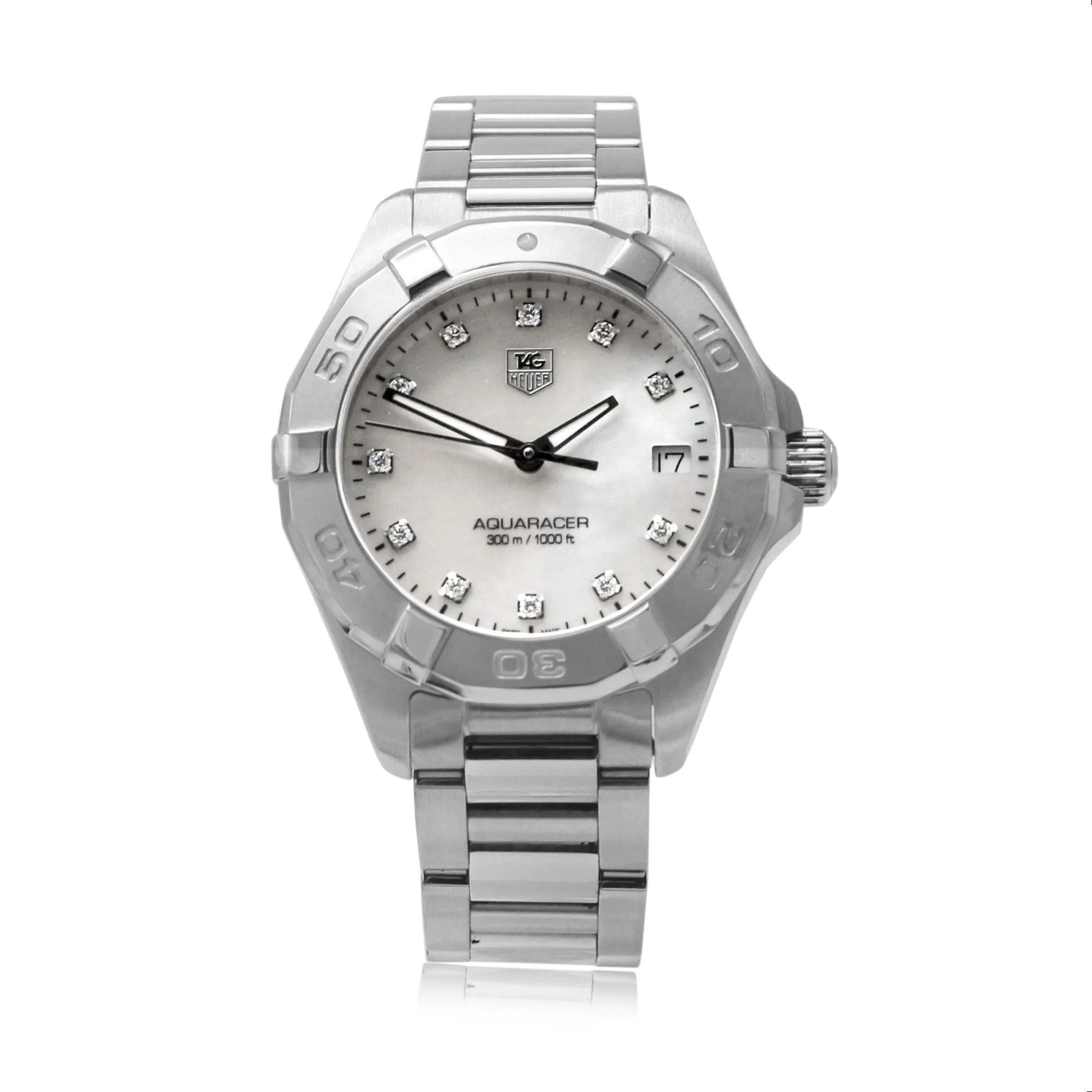 Tag Heuer Aquaracer 32mm, MOP Diamond Dot Dial - Ref: WAY1313
