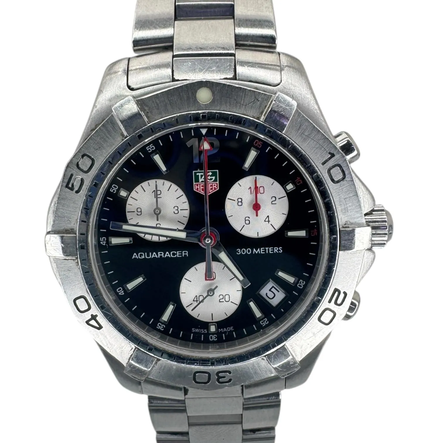 TAG Heuer Aquaracer CAF1110 41mm Stainless Steel Watch