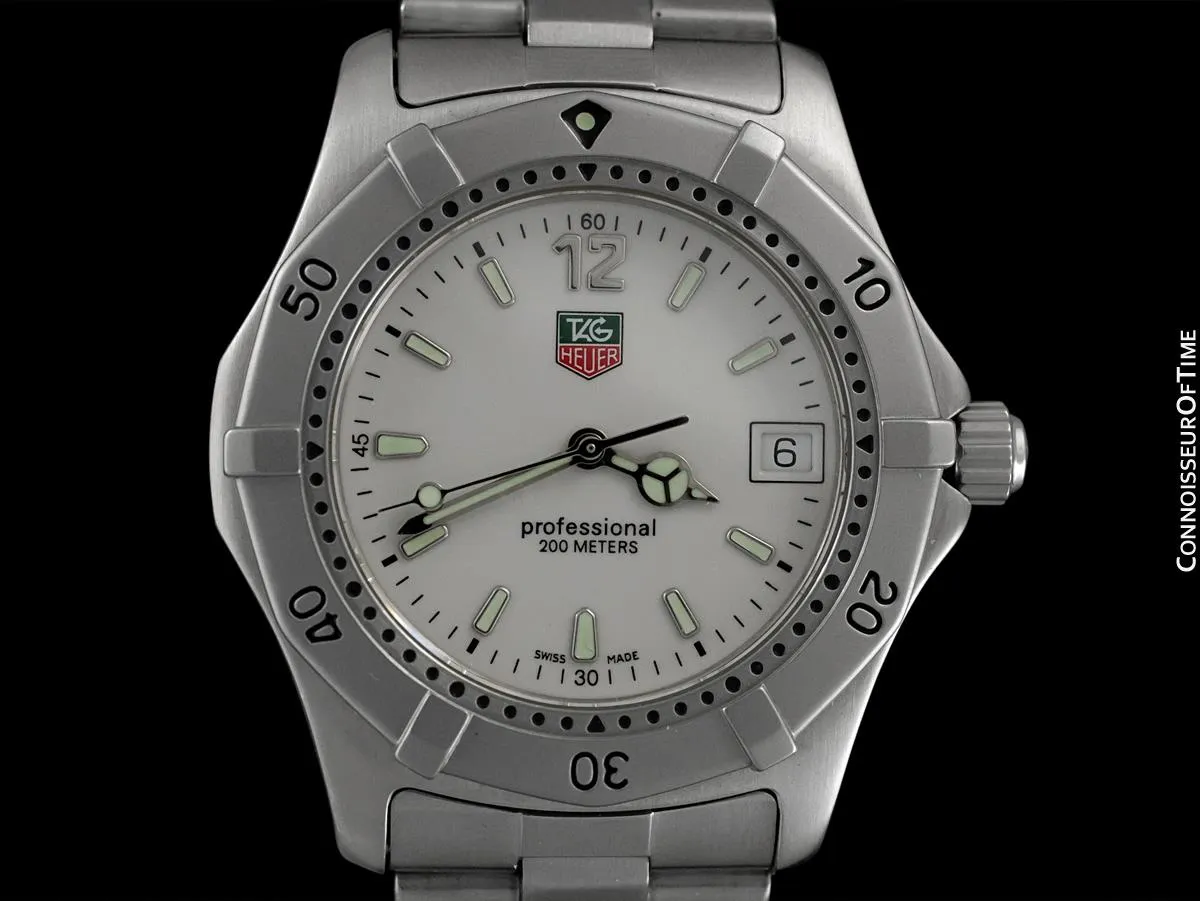 TAG Heuer Professional 2000 Mens Diver Watch, WK1111-0 - Stainless Steel