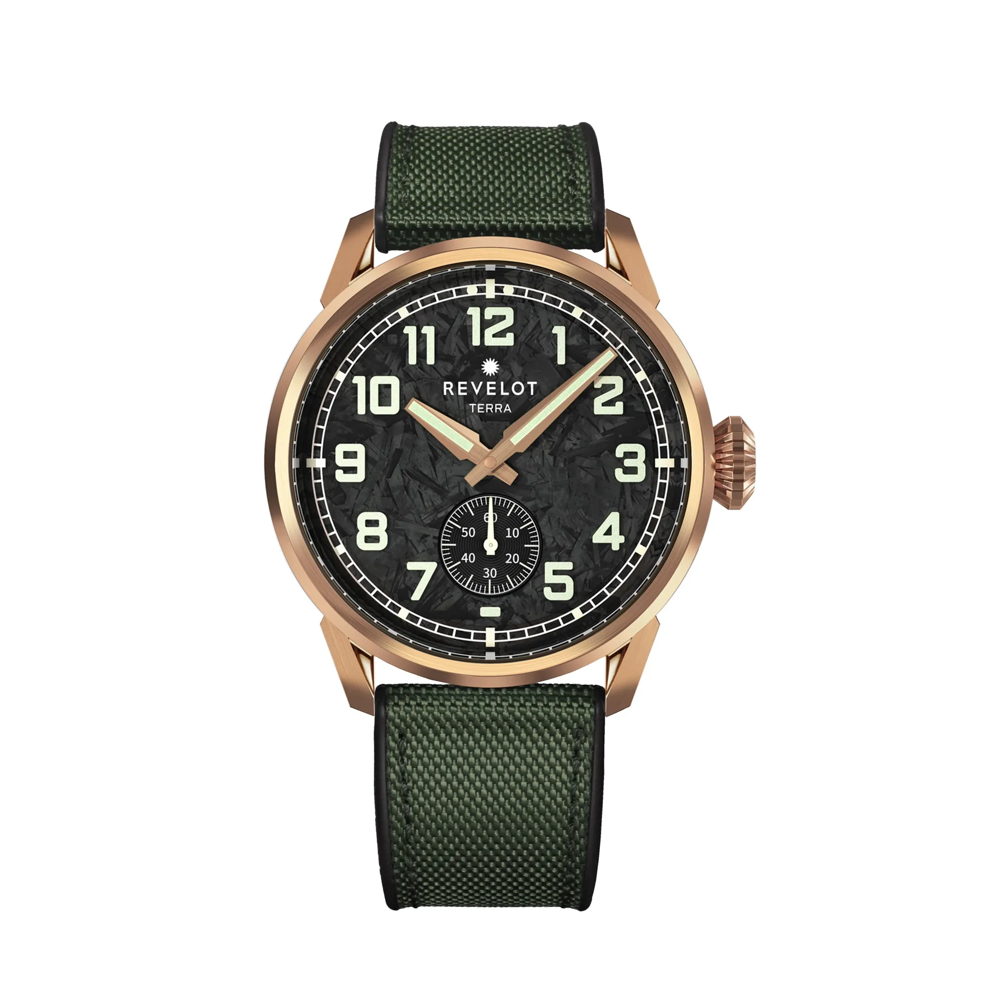 Terra Forged Carbon Luminova Bronze