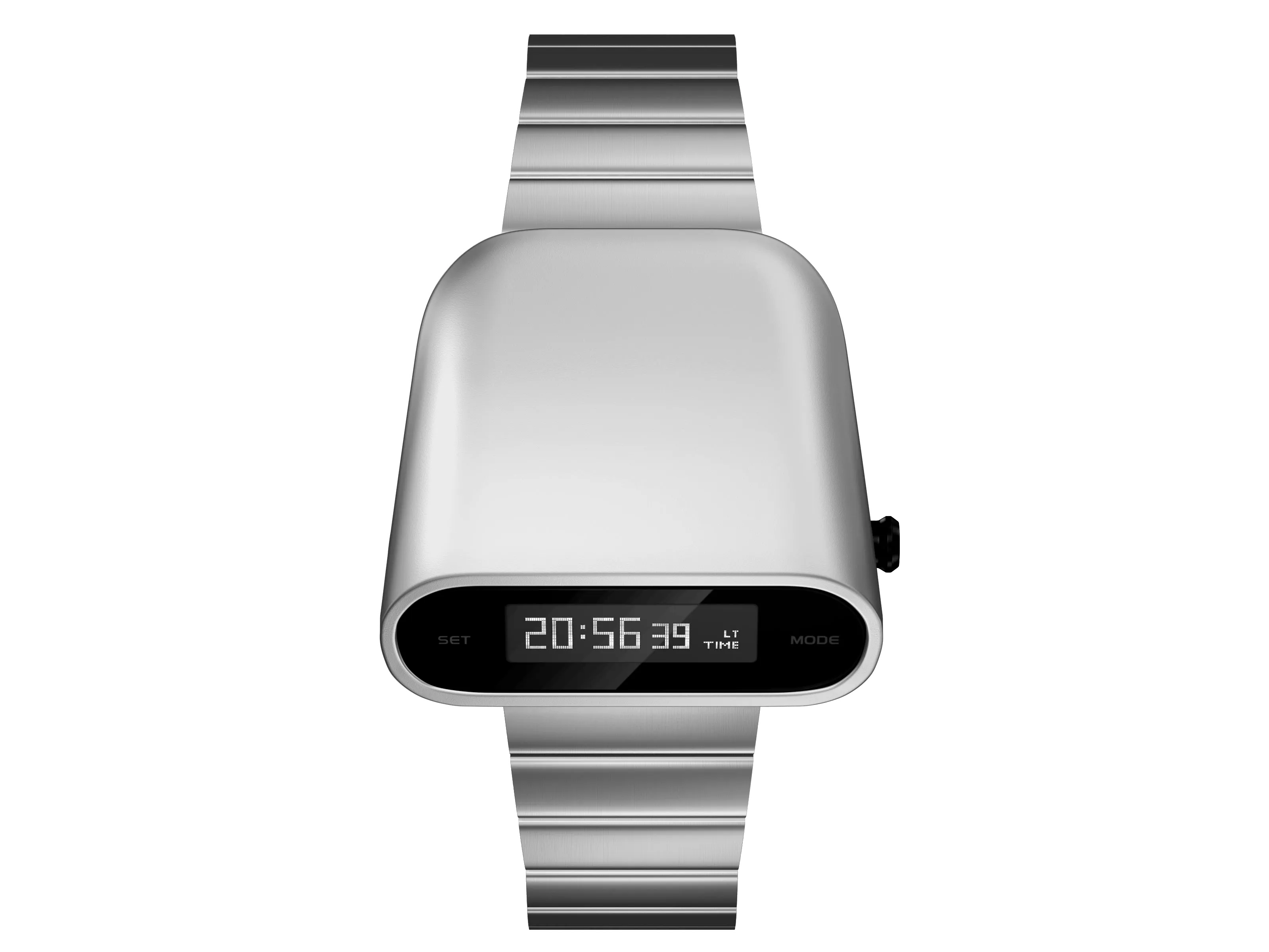 Tesla Tech Future Style Watch: Men's Digital Fashion Timepiece with Creative Punk Wind Design