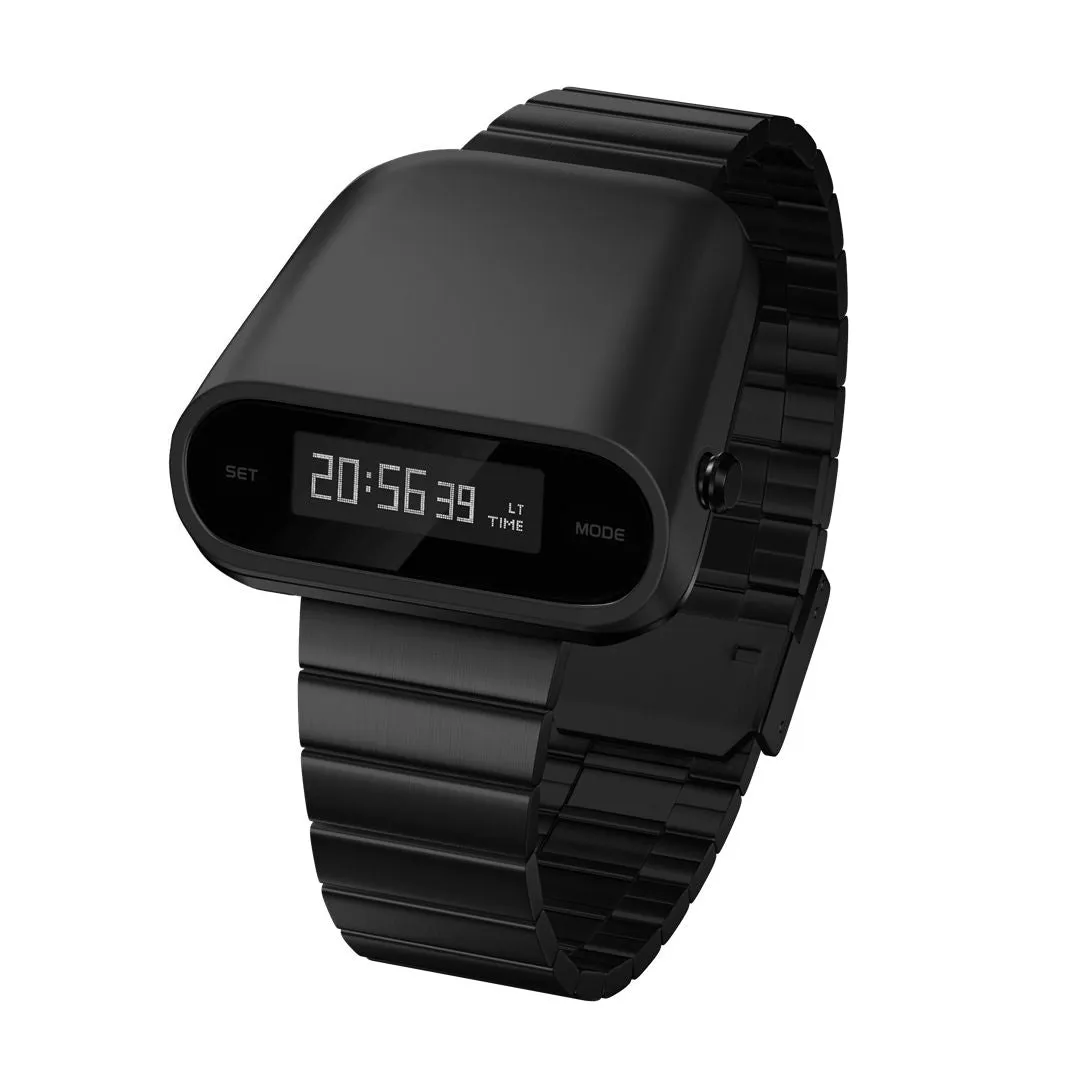 Tesla Tech Future Style Watch: Men's Digital Fashion Timepiece with Creative Punk Wind Design