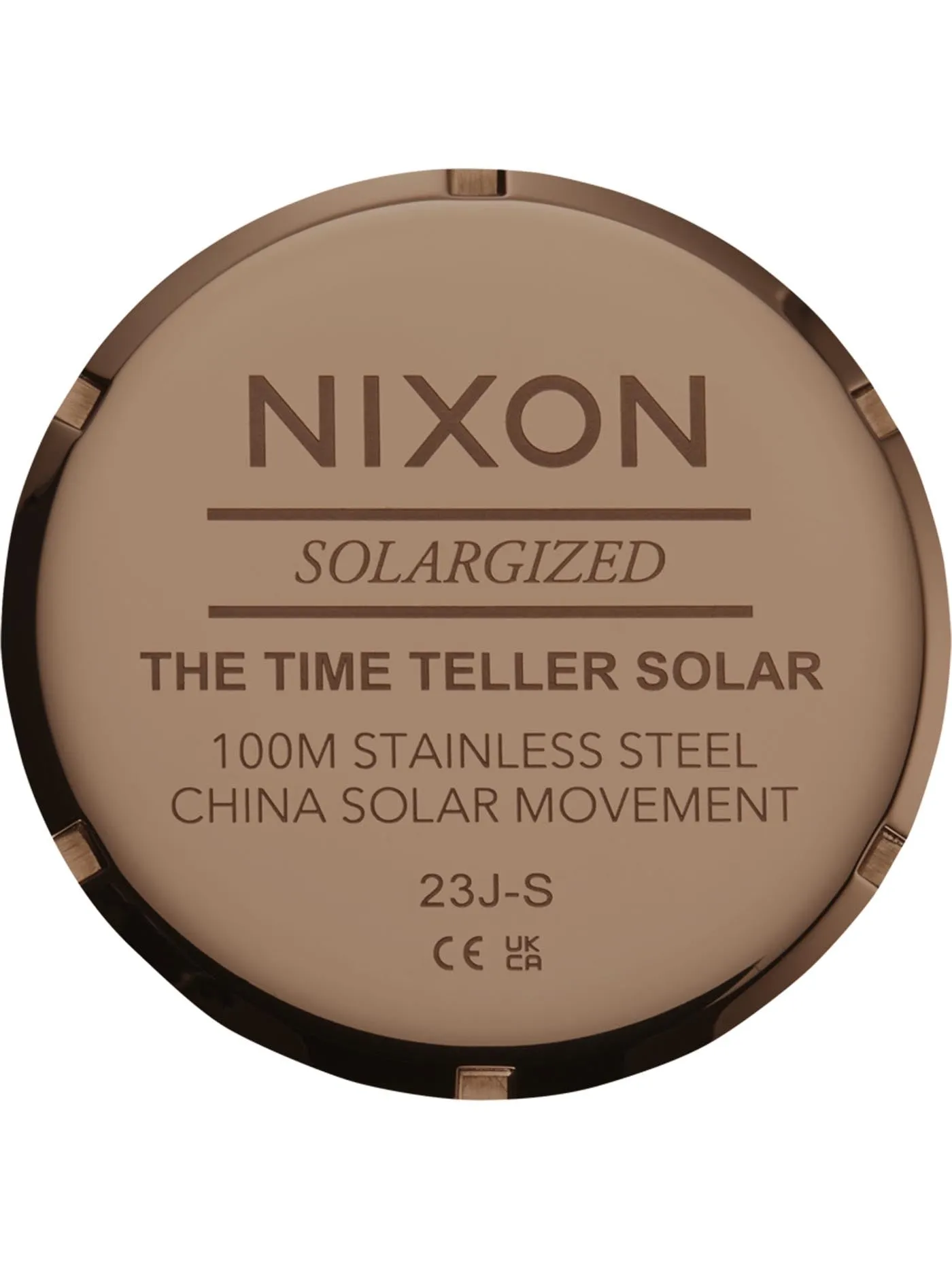 Time Teller Solar Chocolate/Cappuccino Watch