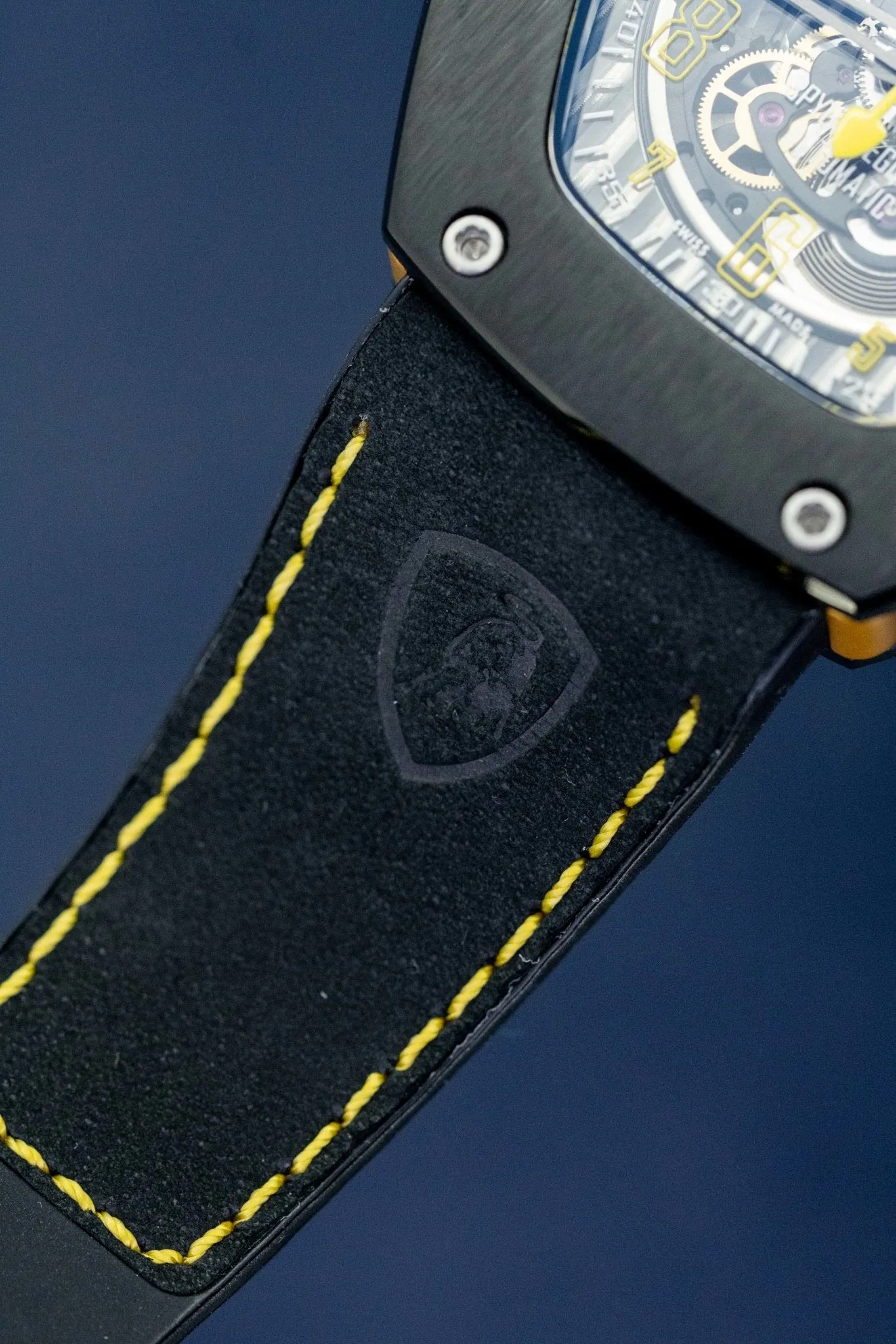 Tonino Lamborghini Spyderleggero Skeleton Watch Yellow TLF-T06-3