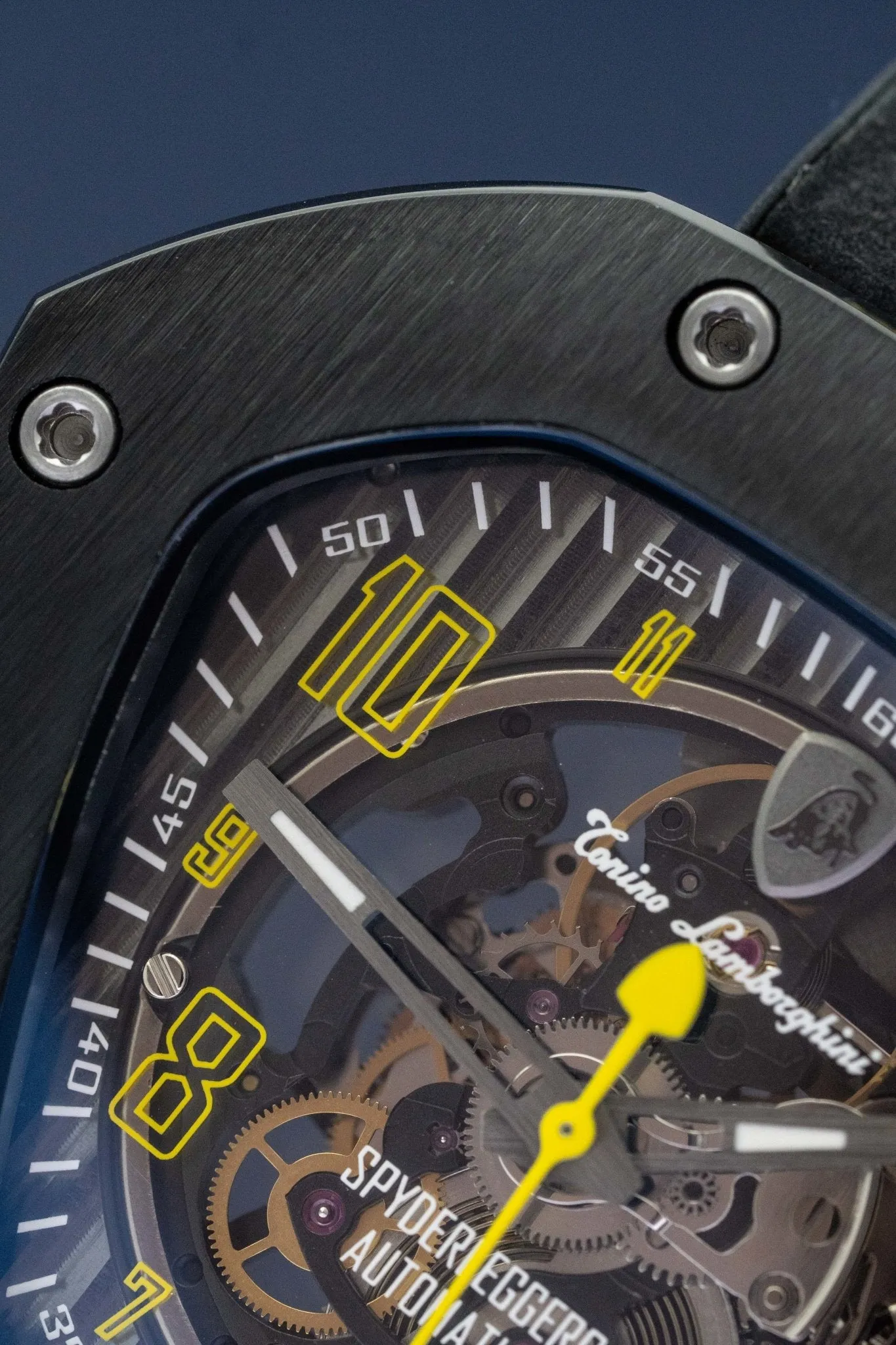 Tonino Lamborghini Spyderleggero Skeleton Watch Yellow TLF-T06-3