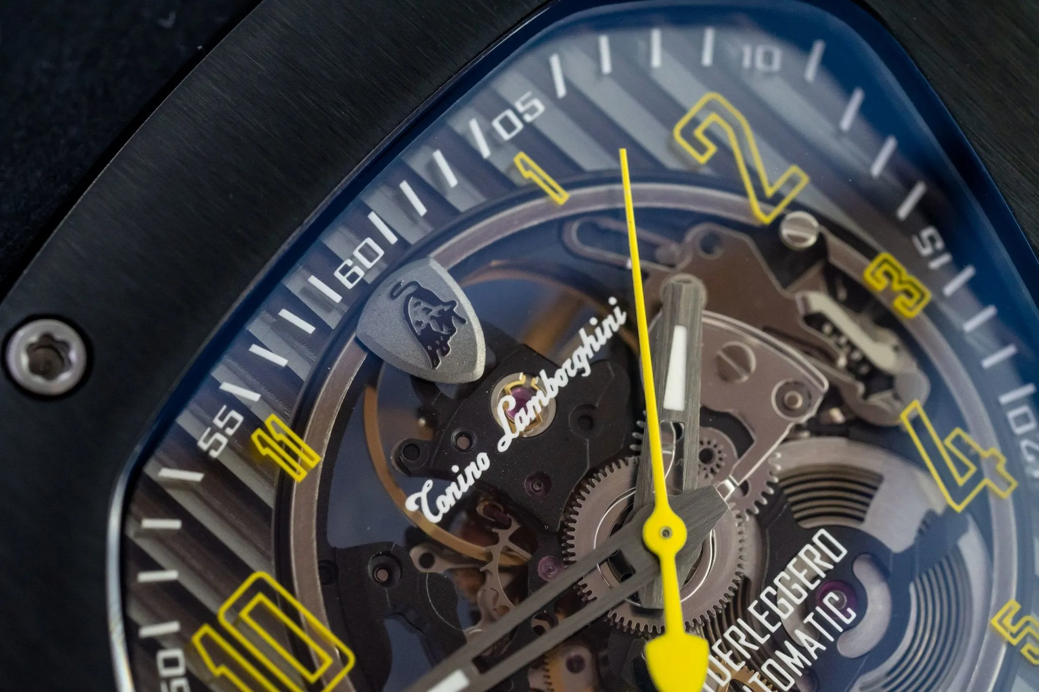 Tonino Lamborghini Spyderleggero Skeleton Watch Yellow TLF-T06-3