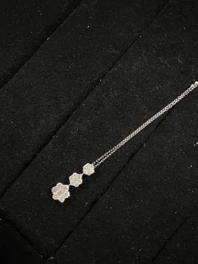 Triple Drop Diamond Necklace PT900 P2243CH9