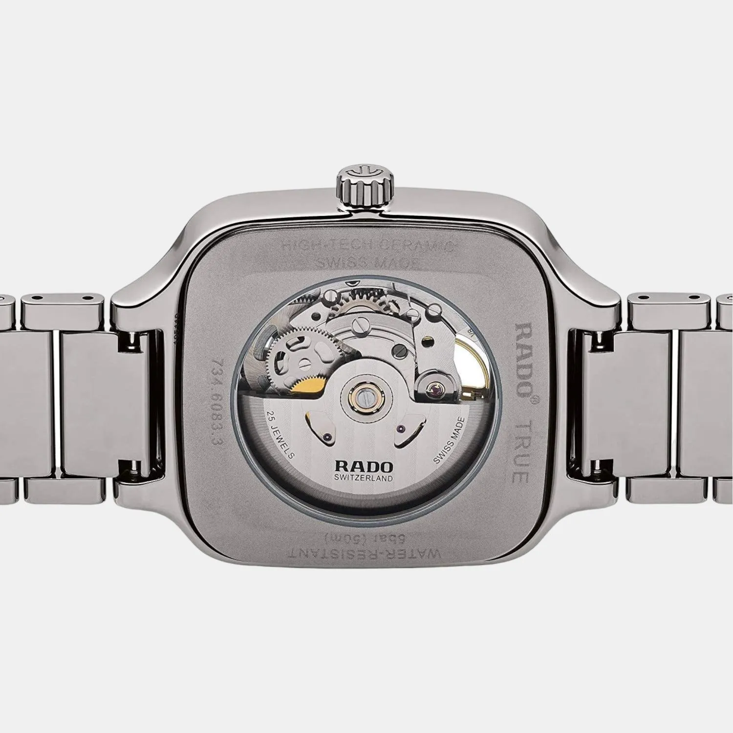 True Square Unisex Analog Ceramic Automatic Watch R27083202