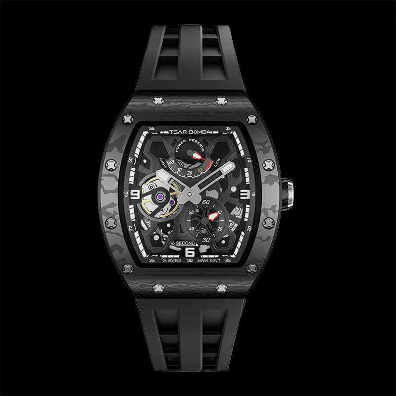 Tsar Bomba Kinetic Energy Carbon Fiber Automatic Watch
