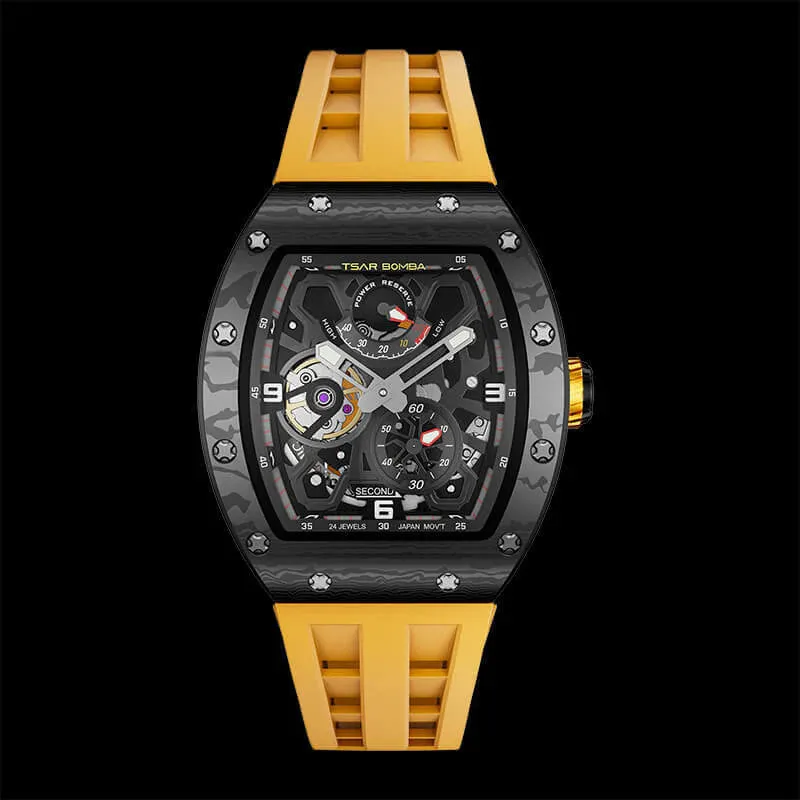 Tsar Bomba Kinetic Energy Carbon Fiber Automatic Watch