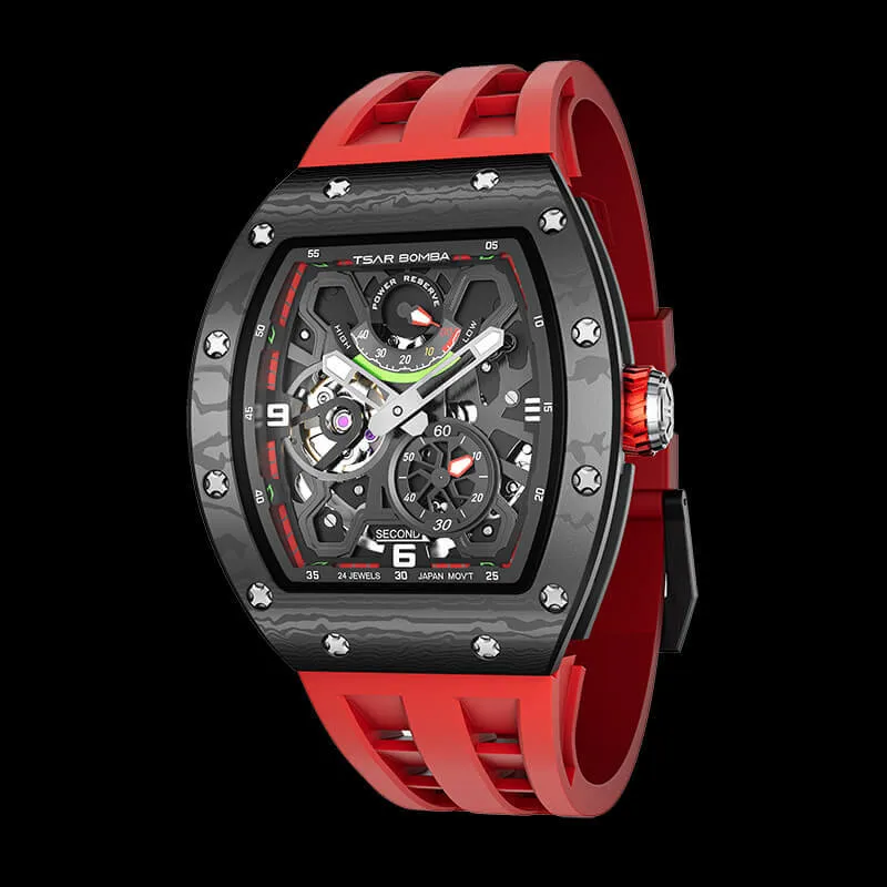 Tsar Bomba Kinetic Energy Carbon Fiber Automatic Watch