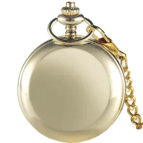 Unisex Luxury Full metal Alchemist Polish Quartz Pocket Fob Watches