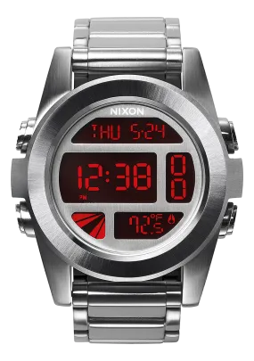 Unit Stainless Steel - Silver / Red