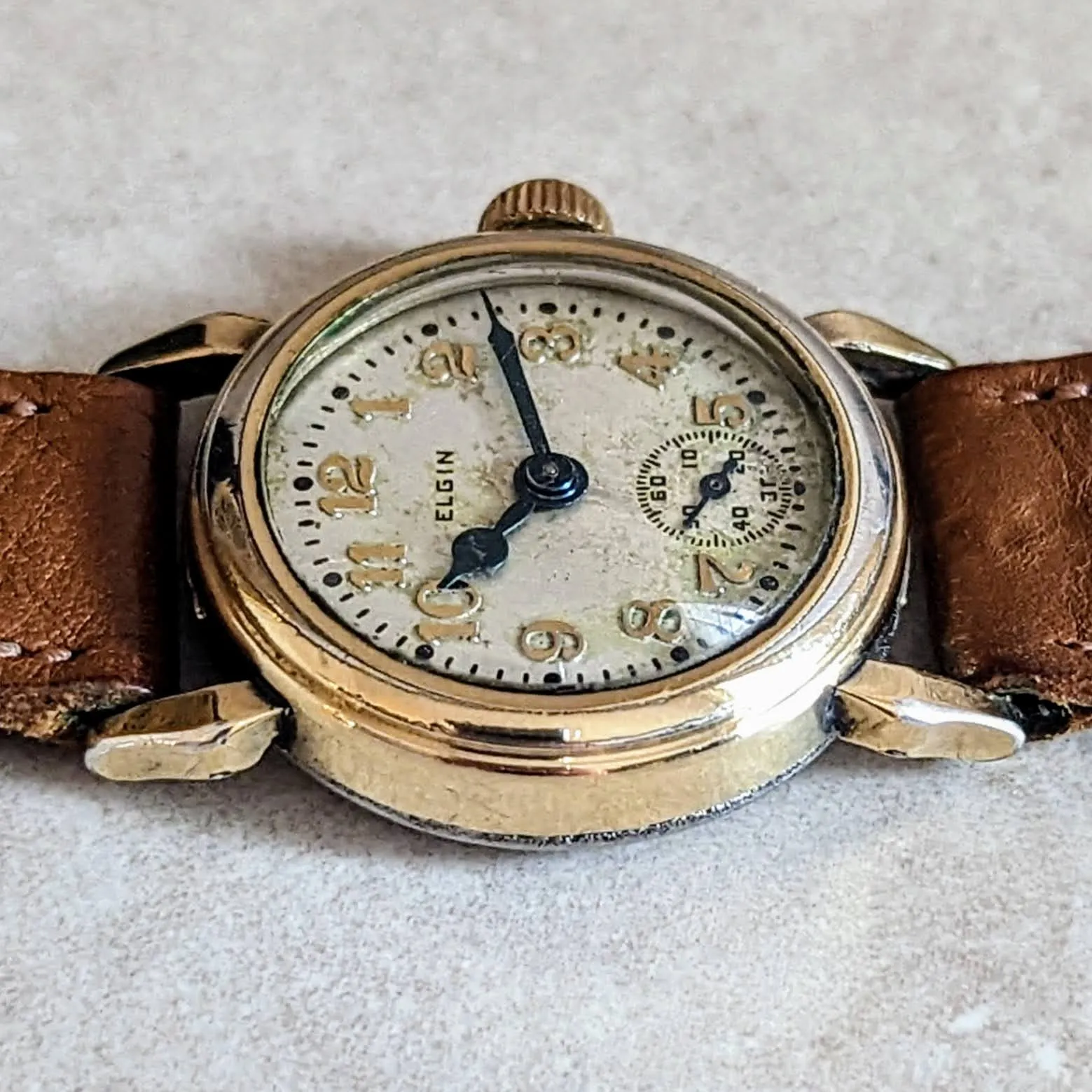 Vintage 1928 ELGIN Watch 17 Jewels Model 1 Grade 428 Wristwatch