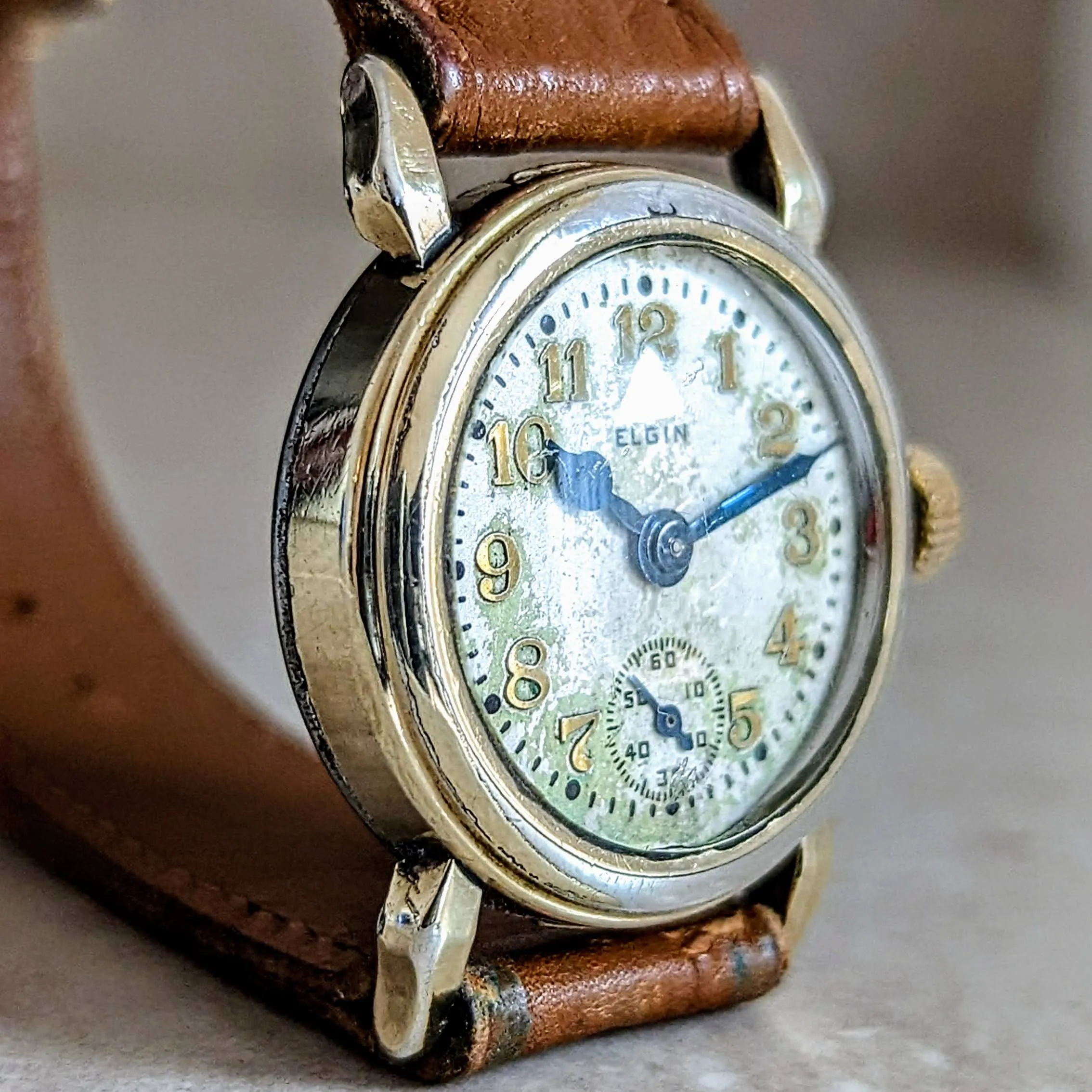 Vintage 1928 ELGIN Watch 17 Jewels Model 1 Grade 428 Wristwatch