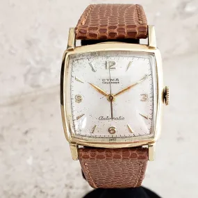 Vintage Cyma Bumper Automatic Wristwatch Swiss Caliber 420 17 Jewels Watch